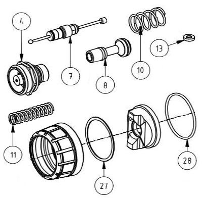 TT1001K-RK - MACH 3 FLAT TIP REPAIR KIT FOR KREMLIN TYPE