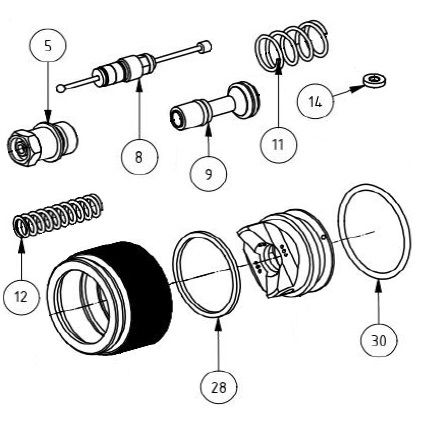 TT1001W-RK - MACH 3 FLAT TIP REPAIR KIT FOR WAGNER TYPE