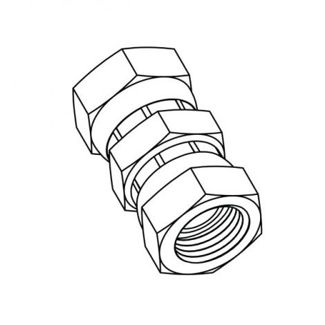 PIPE SWIVEL UNION - NPSM (F) x NPSM (F)
