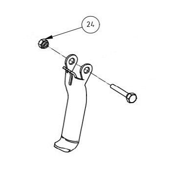 BBS4052B - POSITION 24 - NUT FOR TRIGGER PIN