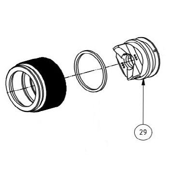 WA1001 - POSITION 29 - AIRCAP COLOR BLUE HIGH VOLUME
