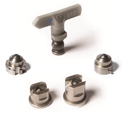 Flat, Reversible and Air Assisted Airless Spray Tips Flat, Reversible and Air Assisted Airless Spray Tips