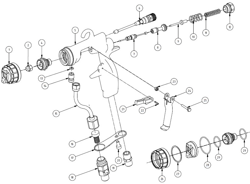 Mach 3 Air Assisted Airless Spray Gun